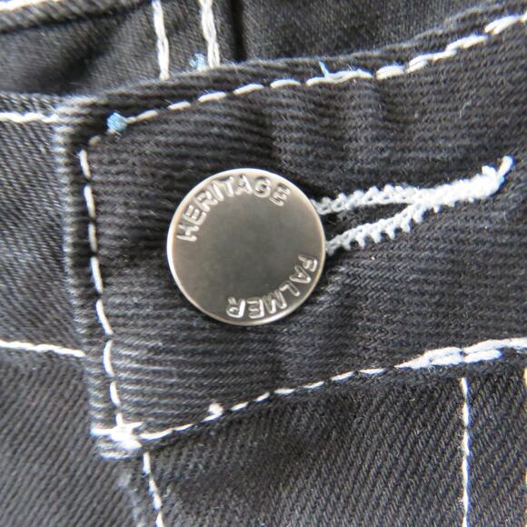 Shein Black Jeans Cargo Pants Jeans High Rise 90s Fit Mom Jeans Medium 28" - Picture 6 of 9